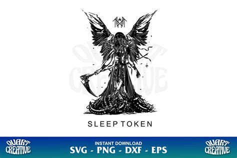 Sleep Token Reaper Angel Svg Gravectory