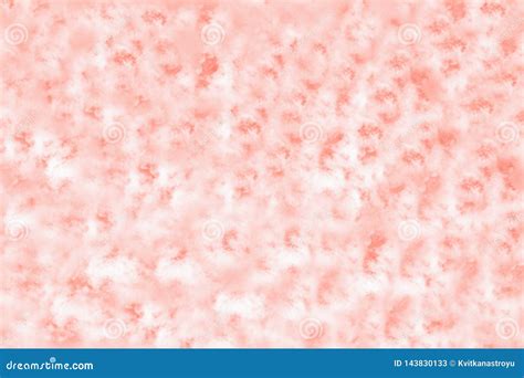 Abstract Coral Color Gradient With White Spots Background Patchy
