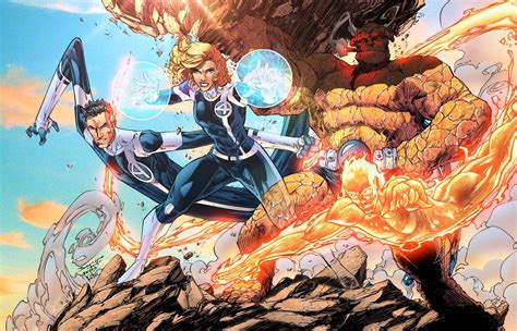 Fantastic Four Art By Furlani