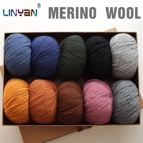 2 Balls 50g 100 Merino Wool Yarn For Knitting And Crocheting Thread