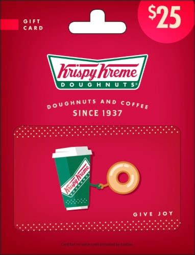 Krispy Kreme 25 Gift Card Activate And Add Value After Pickup 0 10