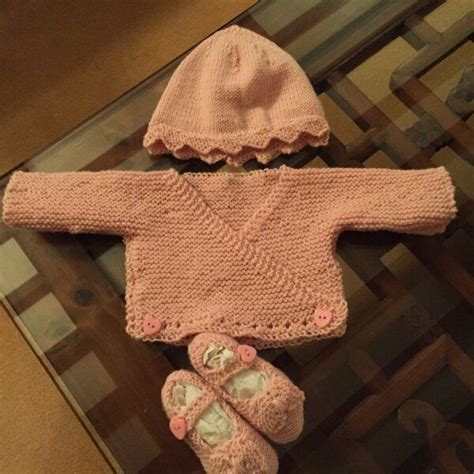 Baby girls fair isle cardigan knitting pattern. Preemie Crossover Cardigan Knitting pattern by Jacqueline ...