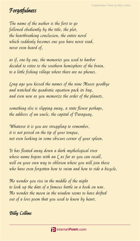 Forgetfulness Poem Forgetfulness By Harold Hart Crane 2022 10 11