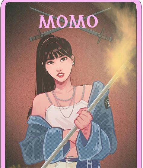 Twice Momo Yes Or Yes Fanart Kpop Fan Art Drawing Kpop Drawings Fan Art