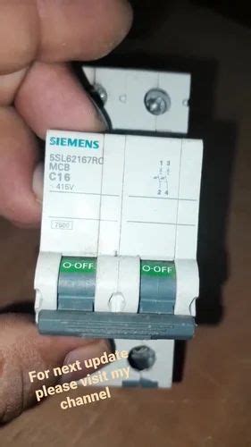 Siemens 32a Double Pole Mcb At Rs 550piece Switchgears In Sas Nagar