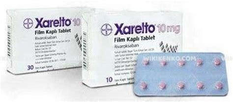 Xarelto Film Coated Tablet 10 Mg Wikikenko