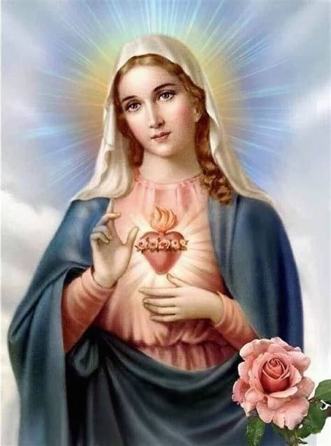 Pin By Paula Hilinski On Maria SantÍssima Mother Mary Images Mother Mary Pictures Blessed
