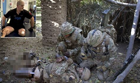 Bravery Of Soldier Wounded In Afghan Blast Caught On Camera Daily