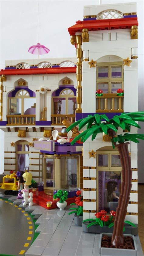 Lego Friends Hotel Grand Pearl Inspirered On Lego 41101 Lego Friends Cool Lego Creations