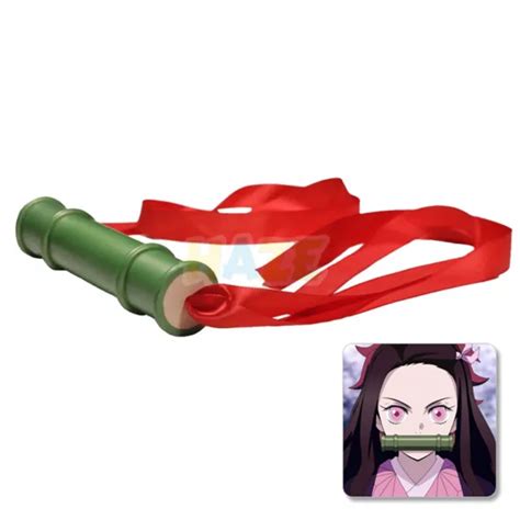 Nezuko Kamado Prop Demon Slayer Muzzle Mouth Bamboo Costume Cosplay Toy