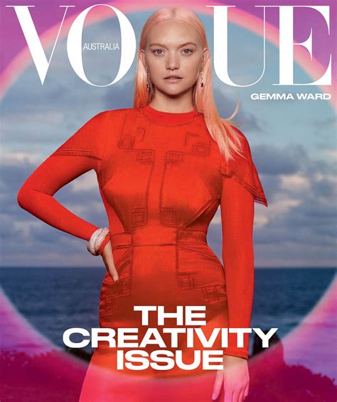 Gemma Ward Covers Vogue Australia March 2021 By Derek Henderson