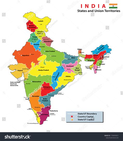 New Political Map Of India