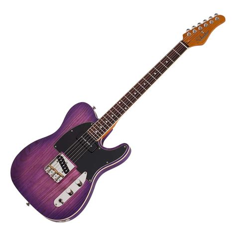 Schecter Pt Special Series Telecaster Style Electric Guitar Purple