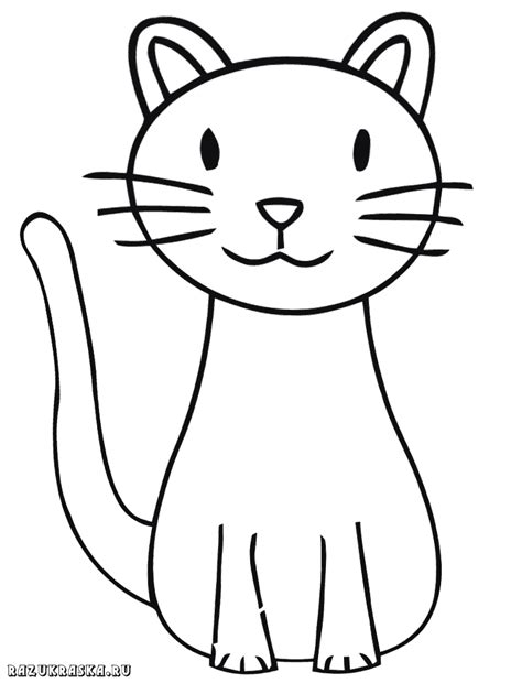 Dibujos de gatos para colorear e imprimir | Gatito para colorear