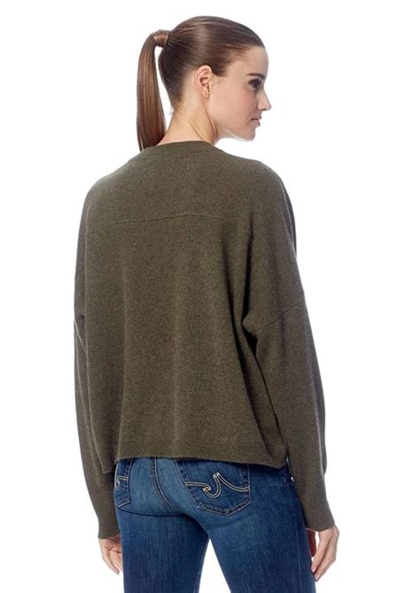 360 Sweater Makayla Cashmere Sweater Olive