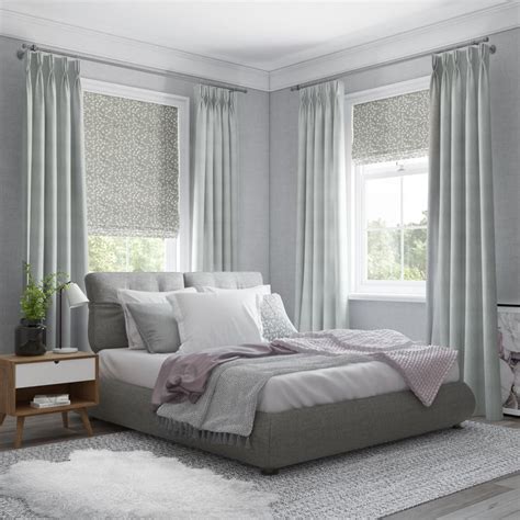 Bedroom With Dulux Colour Of The Year Tranquil Dawn Window Blinds And