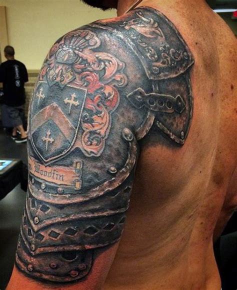 93 armor tattoo designs for men [2024 inspiration guide] armor tattoo shoulder armor tattoo