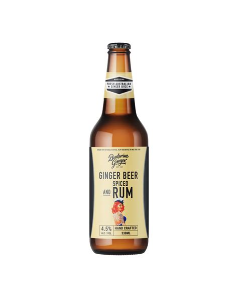 Buderim Ginger Beer Spiced Rum 330mL Boozy