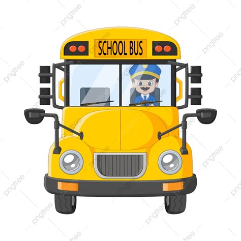 Bus Driver Clipart Black And White