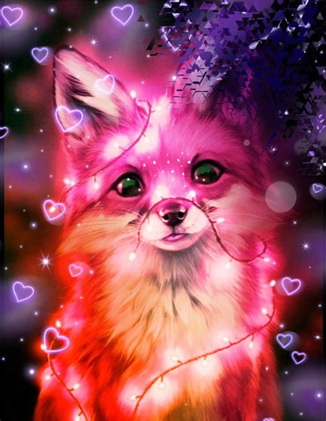 Fantasy Fox 귀여운 동물 사진 귀여운 동물 귀여운 강아지 배경