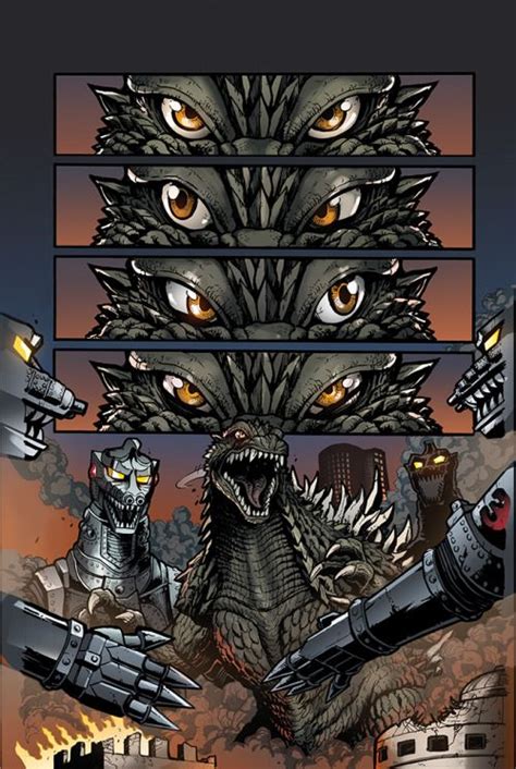 Godzilla Vs Mecha Godzilla In Godzilla Rulers Of Earth 15 Matt