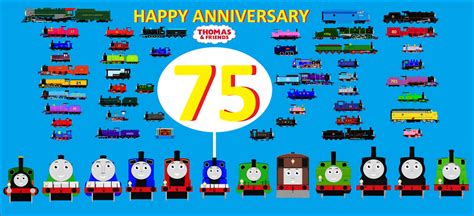 Happy 75th Anniversary Thomas And Friends By Thomaspokemon97 On Deviantart