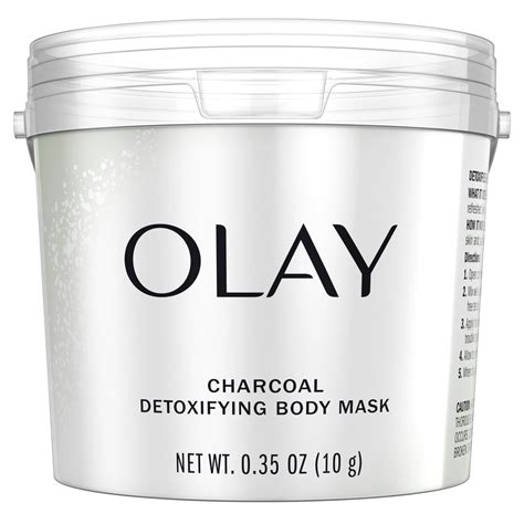 Olay Charcoal Detoxifying Body Scrub For Women 035 Oz