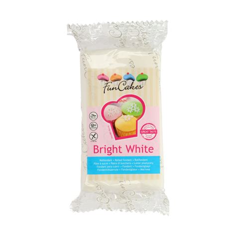 Fondant Bright White Funcakes