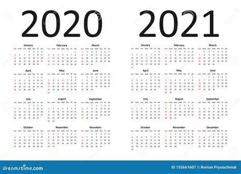 Calendario Semanas 2021 Calendar Template Calendar Printables 2020