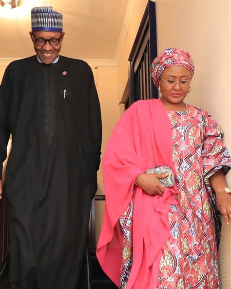 President Muhammadu Buhari And Wife Aisha Attend Queens Dinner During