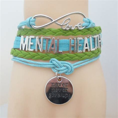 Fashion Infinity Love Hope Charm Mental Health Bracelet Medical