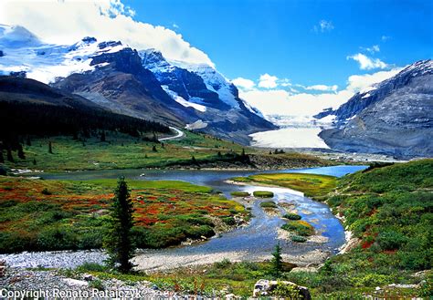 Columbia Icefield Jasper National Park Alberta Canada Light Vision