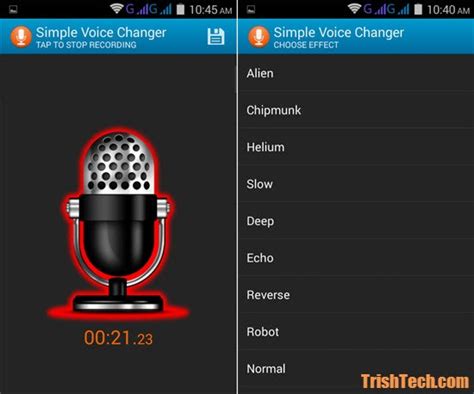 Change Your Voice In Android With Simple Voice Changer