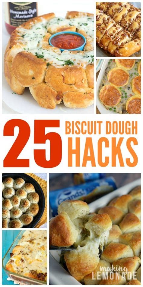 That way, you get the. 25 Epic Canned Biscuit Dough Hacks | Making Lemonade