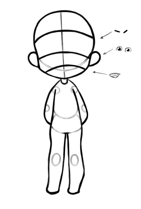 Chibi Body Deconstruction And Drawing Guidelines