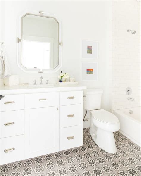 Cement Tile Bathroom The Greenspring Home