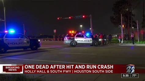 One Dead After Nit And Run Crash In South Houston Police Say Youtube