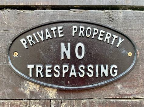 Private Property Keep Out Signs Stock Photos Pictures And Royalty Free