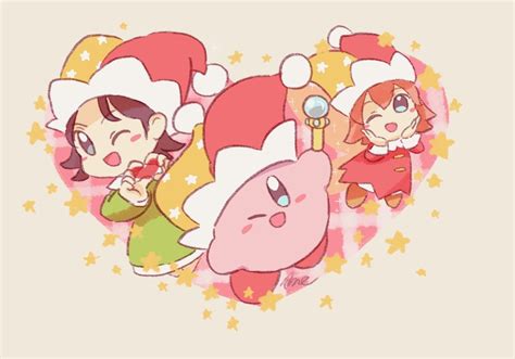 Kirby Adeleine And Ribbon Kirby Drawn By Parasoruoishii Danbooru