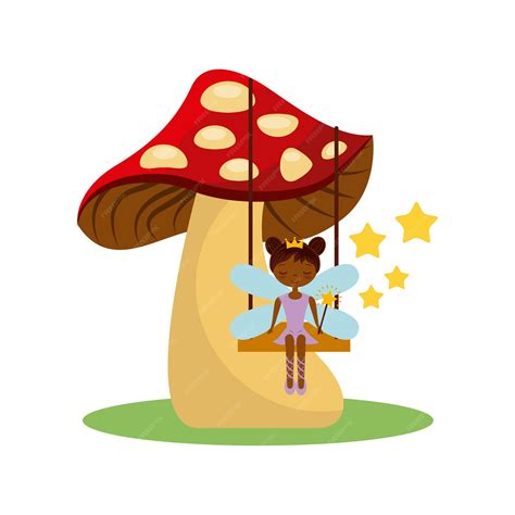 Premium Vector Cute Little Fairy Character