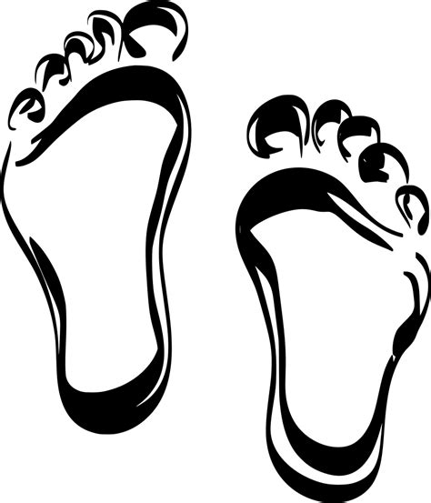 Svg Ten Barefoot Footprint Feet Free Svg Image And Icon Svg Silh