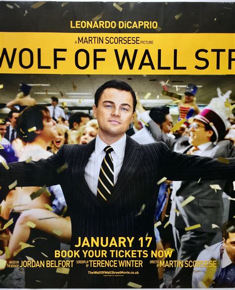 The Wolf Of Wall Street 2013 Final Uk Quad The Poster Collector