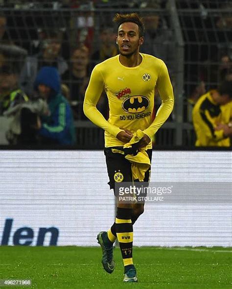 Aubameyang Batman Photos And Premium High Res Pictures Getty Images