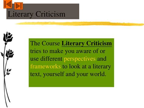 Ppt Literary Criticism Powerpoint Presentation Free Download Id