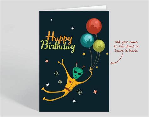Happy Birthday Printable Card Instant Download Pdf Card Template Etsy