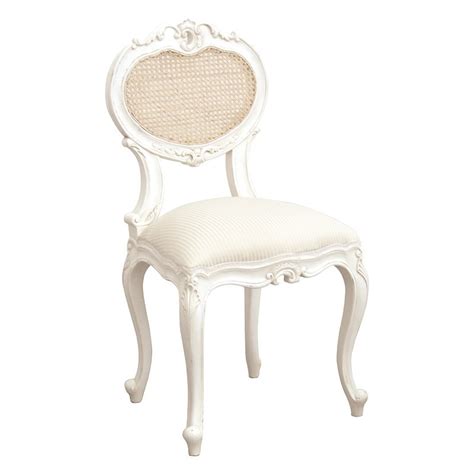 Provencale Antique White French Style Bedroom Chair French Bedroom