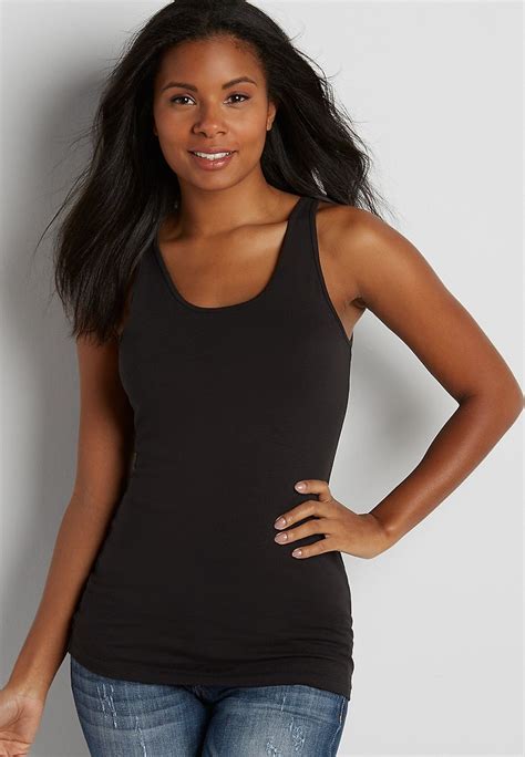 Scoop Neck Tank Maurices Layering Bra Layering Tanks Stretchy