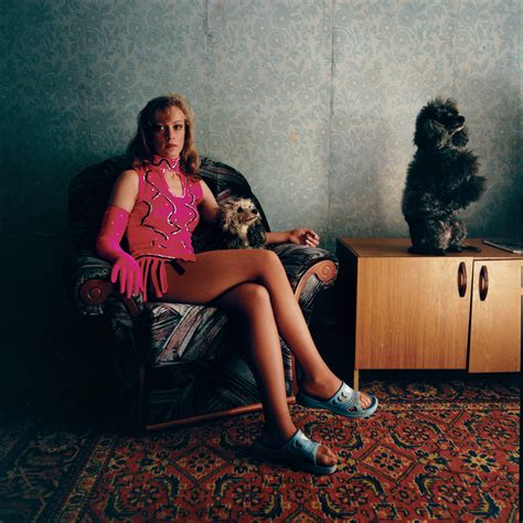 Michal Chelbin Lena With Her Poodles Russia Clamp