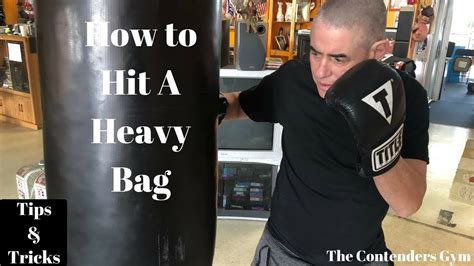 How To Hit A Heavy Bag For Beginners Instructions And Tips Youtube
