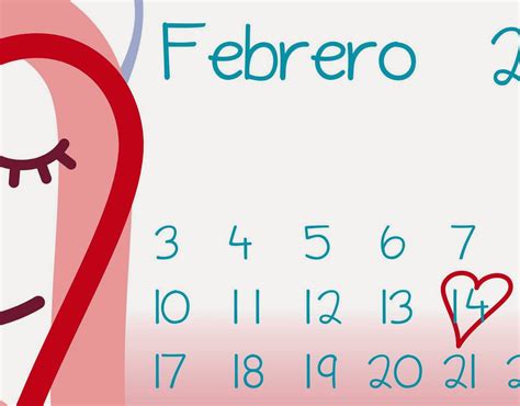 Rosa Reina y +: Calendario Gratuito: Mes Febrero